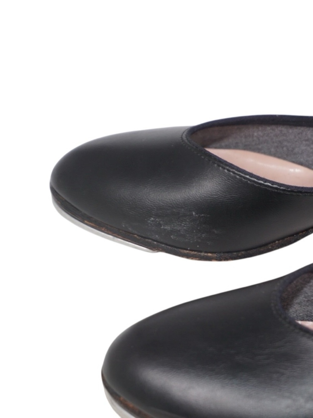 Capezio Black Leather Tele Tone Tap Mary Jane Tap Shoes - Size 8 - Picture 9 of 14